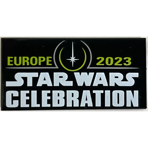Деталь LEGO 87079pb1273 Tile 2 x 4 with 'STAR WARS CELEBRATION EUROPE 2023' Pattern