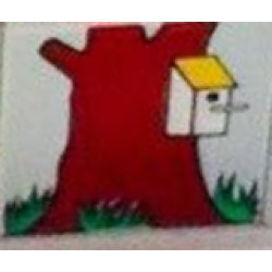 Duplo, Tile 2 x 2 x 1 with Outdoors Mosaic Picture 16 Pattern