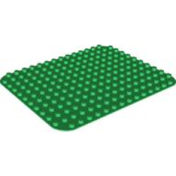 Duplo, Baseplate 12 x 16 - Green Duplo, Baseplate 12 x 16 - Green