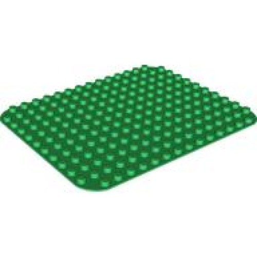 Деталь LEGO 6851 Duplo, Baseplate 12 x 16 - Green