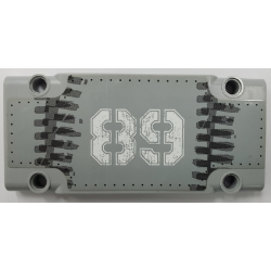 Technic, Panel Plate 5 x 11 x 1 with White '89' and Dark Bluish Gray Tread Marks Pattern (Sticker) - Set 42076