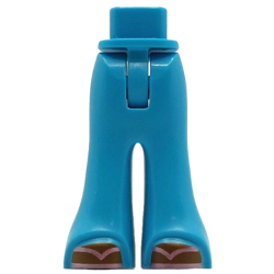 Mini Doll Hips and Trousers Bell-Bottoms with Medium Brown Feet and Metallic Pink Flip Flops Pattern - Thin Hinge Mini Doll Hips and Trousers Bell-Bottoms with Medium Brown Feet and Metallic Pink Flip Flops Pattern - Thin Hinge