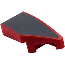 Wedge 2 x 1 x 2/3 Right with Dark Bluish Gray Surface Pattern
