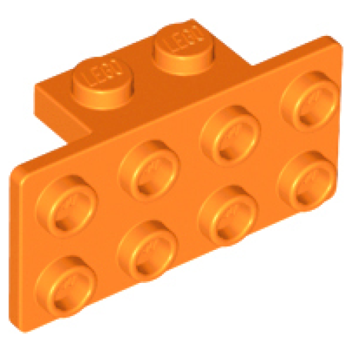 Деталь LEGO 93274 Bracket 1 x 2 - 2 x 4 - Orange