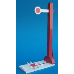 Train Signal Post - Red