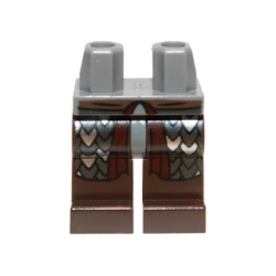 Hips and Dark Brown Legs with Scale Mail Pattern