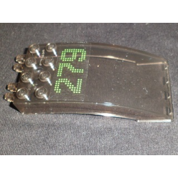 Windscreen 8 x 4 x 2 Curved with Locking Dual 2 Fingers with Lime Dotted '279' Pattern (Sticker) - Set 60097 Windscreen 8 x 4 x 2 Curved with Locking Dual 2 Fingers with Lime Dotted '279' Pattern (Sticker) - Set 60097