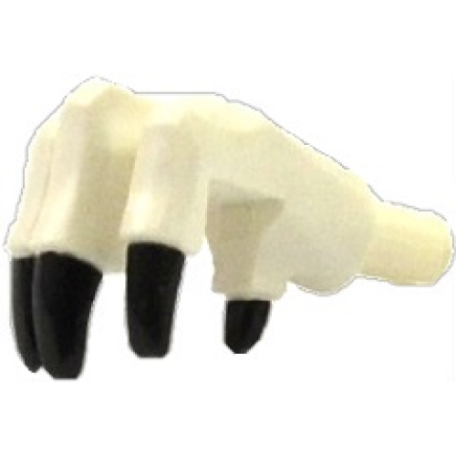 Деталь LEGO 20870pb01 Dinosaur Foot Front (Manus) with Black Claws Pattern