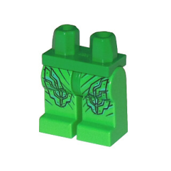 Hips and Bright Green Legs with Studios Green Goblin Pattern Hips and Bright Green Legs with Studios Green Goblin Pattern