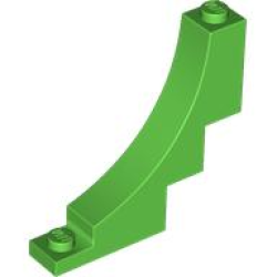 Arch 1 x 5 x 4 Inverted - Bright Green
