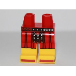 Hips and Yellow Legs with Belt, Red Roman Tunic and Reddish Brown Sandals Pattern Hips and Yellow Legs with Belt, Red Roman Tunic and Reddish Brown Sandals Pattern