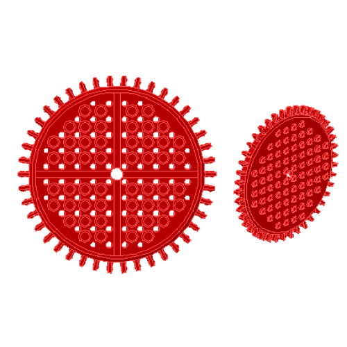 Деталь LEGO 744 Technic, Gear Samsonite 42 Tooth