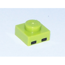 Plate 1 x 1 with 2 Black Rectangles Pattern (Minecraft Zombie Eyes) Plate 1 x 1 with 2 Black Rectangles Pattern (Minecraft Zombie Eyes)