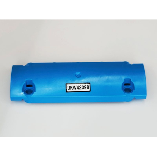 Деталь LEGO 62531pb047 Technic, Panel Curved 11 x 3 with Black 'UKW42098' on White Background Pattern (Sticker) - Set 42098