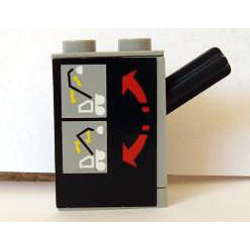 Pneumatic Switch with Top Studs with Arm Lever Control Pattern (Sticker) - Set 8443 Pneumatic Switch with Top Studs with Arm Lever Control Pattern (Sticker) - Set 8443