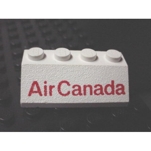 Деталь LEGO 3037px12 Slope 45 2 x 4 with Red 'Air Canada' Pattern
