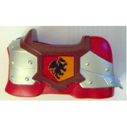 Duplo Animal Accessory Horse Barding with Dragon Pattern Duplo Animal Accessory Horse Barding with Dragon Pattern