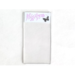 Glass for Window 1 x 4 x 6 with Silver Butterfly, Bright Pink Flower and Leaves on White Background Pattern Model Left Side (Sticker) - Set 3187 Glass for Window 1 x 4 x 6 with Silver Butterfly, Bright Pink Flower and Leaves on White Background Pattern Model Left Side (Sticker) - Set 3187