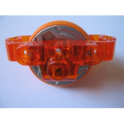 Technic Brick 3 x 6 x 2 with Metal Flywheel and Orange Tire (Chima Rip Cord Base) Technic Brick 3 x 6 x 2 with Metal Flywheel and Orange Tire (Chima Rip Cord Base)