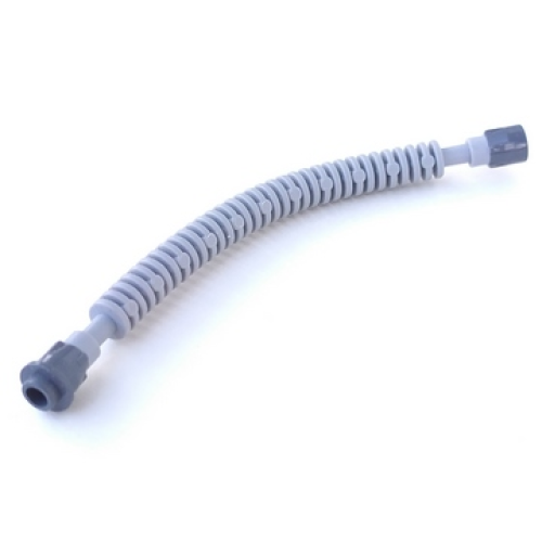 Деталь LEGO x131c03 Hose, Flexible 12L with Tabbed Dark Bluish Gray Ends