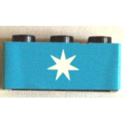 Brick 2 x 3 with Maersk Star Logo Pattern on Both Sides (Stickers) - Set 1650 Brick 2 x 3 with Maersk Star Logo Pattern on Both Sides (Stickers) - Set 1650