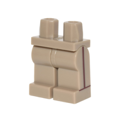 Hips and Legs with Reddish Brown Stripe and Line on Sides Pattern Hips and Legs with Reddish Brown Stripe and Line on Sides Pattern