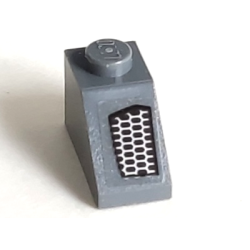 Slope 45 2 x 1 with Engine Vent Pattern Model Right Side (Sticker) - Set 75892 Slope 45 2 x 1 with Engine Vent Pattern Model Right Side (Sticker) - Set 75892