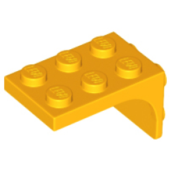 Bracket 3 x 2 - 2 x 2 - Bright Light Orange