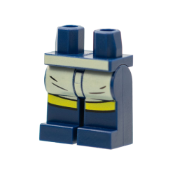 Hips and Legs with White Apron with Yellow Hem Pattern Hips and Legs with White Apron with Yellow Hem Pattern