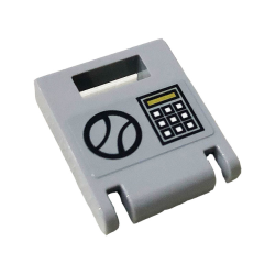 Container, Box 2 x 2 x 2 Door with Slot with Handle and Keypad (Square Buttons) with Yellow Screen Pattern (Sticker) - Set 60242 Container, Box 2 x 2 x 2 Door with Slot with Handle and Keypad (Square Buttons) with Yellow Screen Pattern (Sticker) - Set 60242