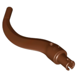 Appendage Bladed with Pin (Tail, Plant Limb) - Reddish Brown Appendage Bladed with Pin (Tail, Plant Limb) - Reddish Brown