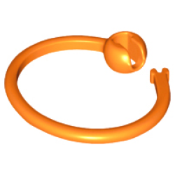 Bag Tag Ring - Orange