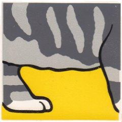 Duplo, Tile 2 x 2 x 1 with Cat Mosaic Picture 05 Pattern Duplo, Tile 2 x 2 x 1 with Cat Mosaic Picture 05 Pattern