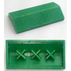 Minitalia Slope 33 2 x 4 Double with Bottom X Supports - Green