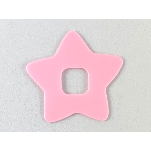 Деталь LEGO 53686 Clikits, Icon Accent Rubber Star 3 x 3