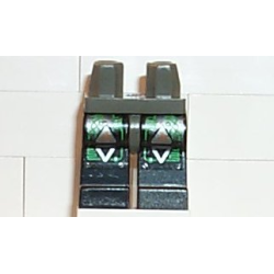 Hips and Black Legs with Insectoids Green Circuitry Pattern Hips and Black Legs with Insectoids Green Circuitry Pattern