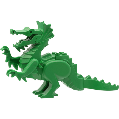 Деталь LEGO 6129c02 Dragon, Classic - Green