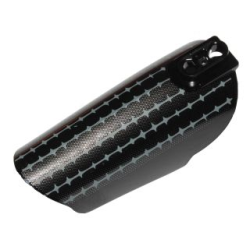 Large Figure Armor, Arm / Leg Cover with Ball Joint Socket and 2 Holes with Light Bluish Gray Wavy Lines and Dots Pattern