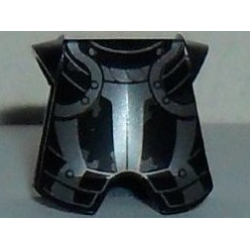 Minifigure Armor Breastplate with Leg Protection with Kingdoms Silver Pattern