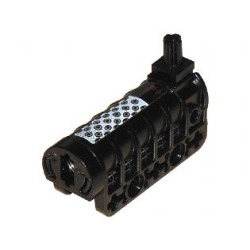 Projectile Launcher, Cannon, Flat Bottom with Heat Shield Pattern (Sticker) - Set 5974 Projectile Launcher, Cannon, Flat Bottom with Heat Shield Pattern (Sticker) - Set 5974