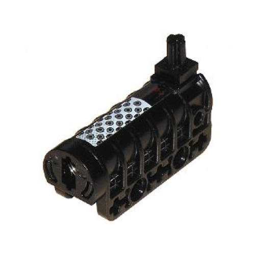 Деталь LEGO 57029c01pb01 Projectile Launcher, Cannon, Flat Bottom with Heat Shield Pattern (Sticker) - Set 5974