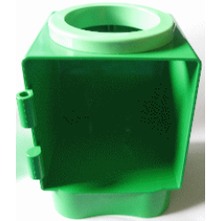 Primo Shape Sorter Chamber, Light Green Circle with Circular Opening
