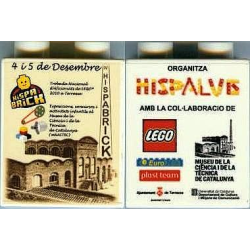 Duplo, Brick 1 x 2 x 2 with HISPABRICK 4 i 5 de Desembre (2010) and HISPALUG Pattern