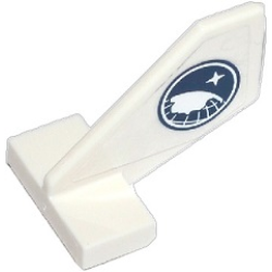 Tail Shuttle, Small with Arctic Explorer Logo Pattern on Both Sides (Stickers) - Sets 60036 / 60062