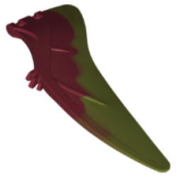 Dinosaur Wing Pteranodon - Left with Marbled Dark Olive Green Pattern Dinosaur Wing Pteranodon - Left with Marbled Dark Olive Green Pattern