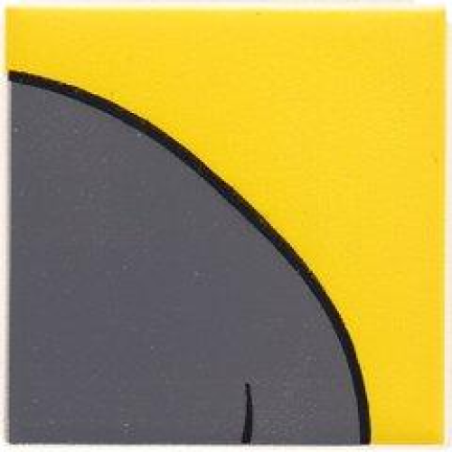 Деталь LEGO 2756pb249 Duplo, Tile 2 x 2 x 1 with Cat Mosaic Picture 15 Pattern