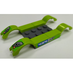 Stickered Assembly 9 x 4 with Headlights, '4x4' and Air Intake Pattern on Both Sides (Stickers) - Set 8663 - 1 Plate 4 x 4, 4 Vehicle, Mudguard 1 x 4 1/2 Stickered Assembly 9 x 4 with Headlights, '4x4' and Air Intake Pattern on Both Sides (Stickers) - Set 8663 - 1 Plate 4 x 4, 4 Vehicle, Mudguard 1 x 4 1/2