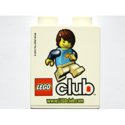 Duplo, Brick 1 x 2 x 2 with LEGO Club www.LEGOclub.com Pattern (European Exclusive) Duplo, Brick 1 x 2 x 2 with LEGO Club www.LEGOclub.com Pattern (European Exclusive)