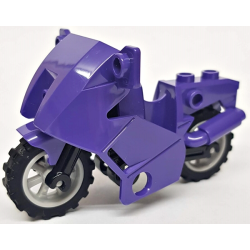 Motorcycle City with Black Chassis (Long Fairing Mounts) and Light Bluish Gray Wheels Motorcycle City with Black Chassis (Long Fairing Mounts) and Light Bluish Gray Wheels
