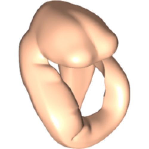 Деталь LEGO 1656 Minifigure, Headgear Head Top, SW Twi'lek, Hanging Down Back (Bib Fortuna)